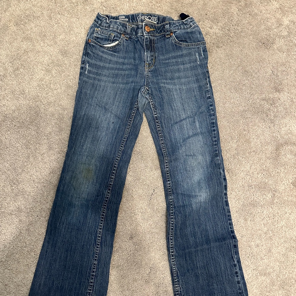 Cherokee jeans Size 16 Boot Cut with elastic Waist